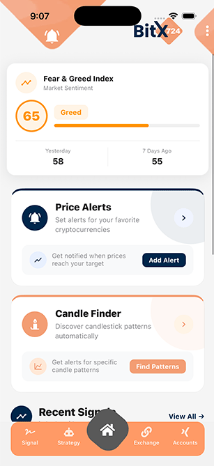 Bitx724 — Crypto Signals & Trading Tools screen 3